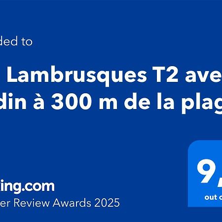 Les Lambrusques T2 Avec Jardin A 300 M De La Plage Cavalaire-sur-Mer Zewnętrze zdjęcie